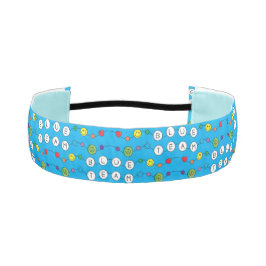 Cinta Para La Cabeza Accesorio de pelo del equipo azul de guerra de col