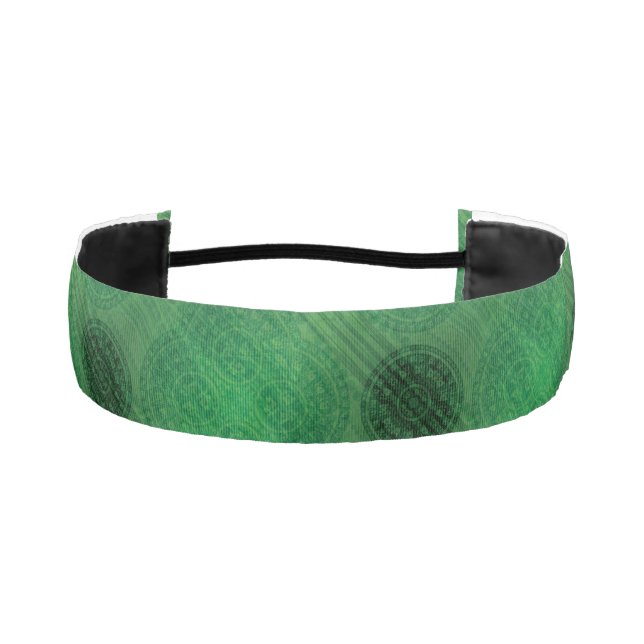 Cinta Para La Cabeza Aceptación | Medallones de Meditación Verde (Anverso)