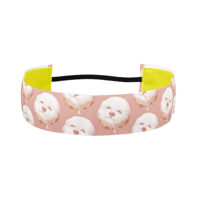 Cinta Para La Cabeza Adorable Dog Face Donut (Anverso)