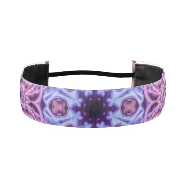 Cinta Para La Cabeza Alien Purple Psychedelic Kaleidoscopic Mandala (Anverso)