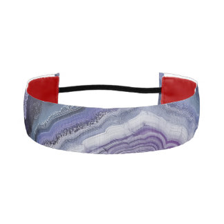 Cinta Para La Cabeza Amethyst Geode Fluid Pour