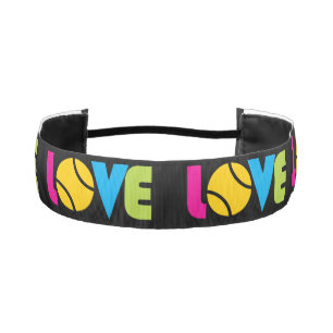 Cinta Para La Cabeza Amo al tenis lindo -