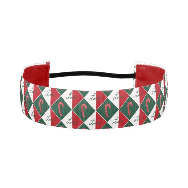 Cinta Para La Cabeza Amor y canas de caramelo (Anverso)