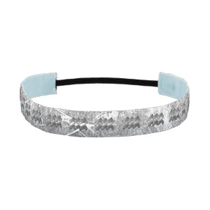 Cinta Para La Cabeza Aquarius Zodiac Sign Distressed Silver Steel