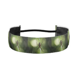 Cinta Para La Cabeza Araña zigzag de jardín amarillo