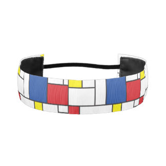 Cinta Para La Cabeza Arte Moderno De Stijl Geométrico Minimalista Mondr