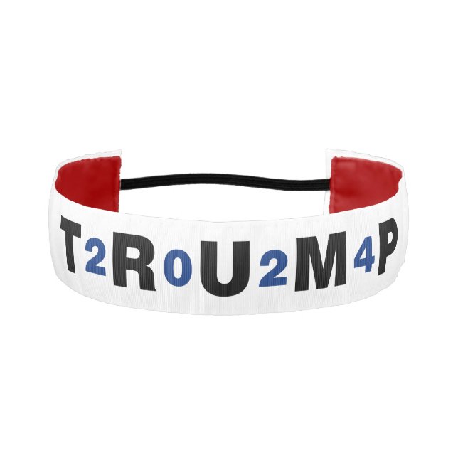 Cinta Para La Cabeza Azul Trump 2024 (Anverso)