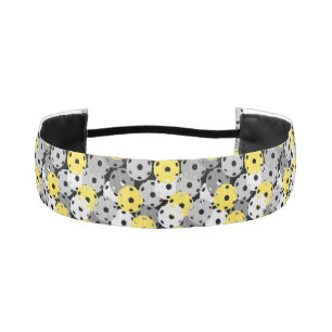 Cinta Para La Cabeza 💛 Baloncesto - amarillo, gris sobre negro, colore