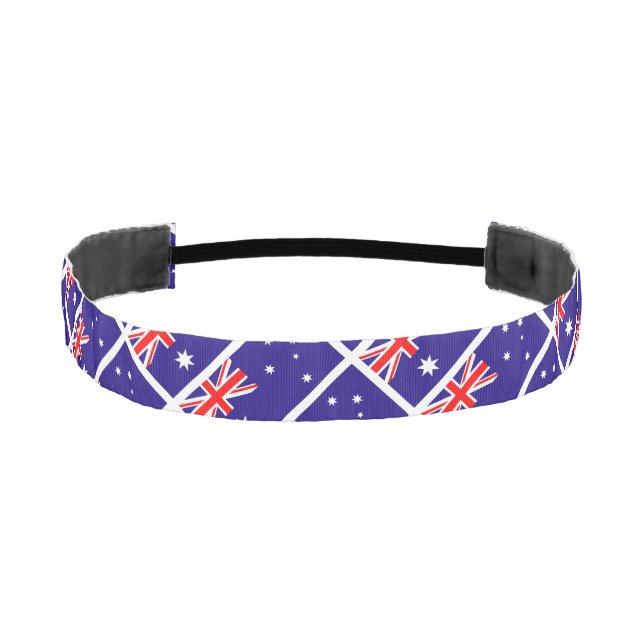 Cinta Para La Cabeza Bandera australiana del personalizado de Australia (Anverso)