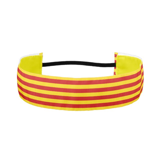 Cinta Para La Cabeza Bandera catalana y catalán - La Senyera (Anverso)