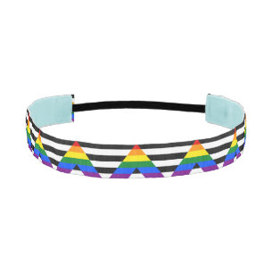 Cinta Para La Cabeza Bandera de aliado recto LGBT