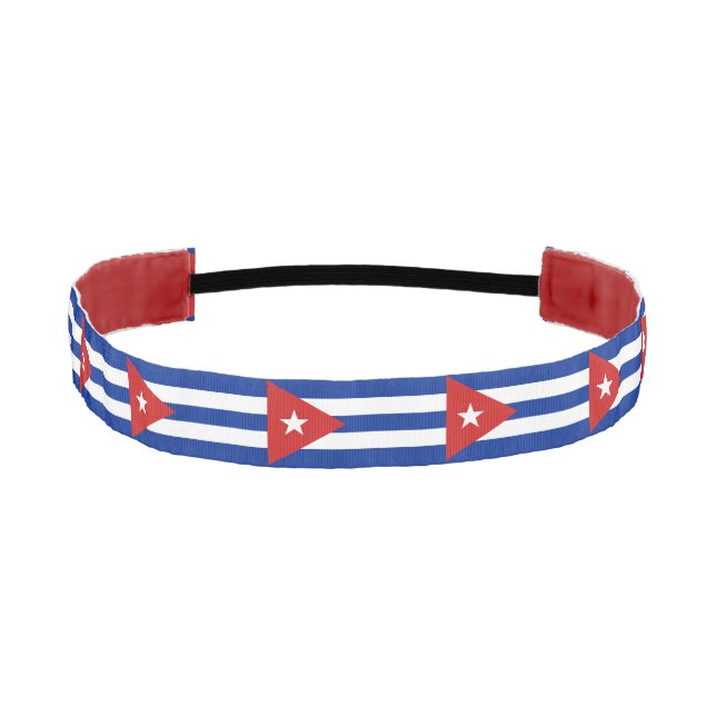 Cinta Para La Cabeza Bandera de Cuba (Anverso)