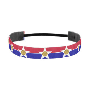 Cinta Para La Cabeza Bandera de Dallas, Texas Athletic Headband