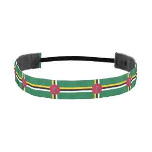 Cinta Para La Cabeza Bandera de Dominica