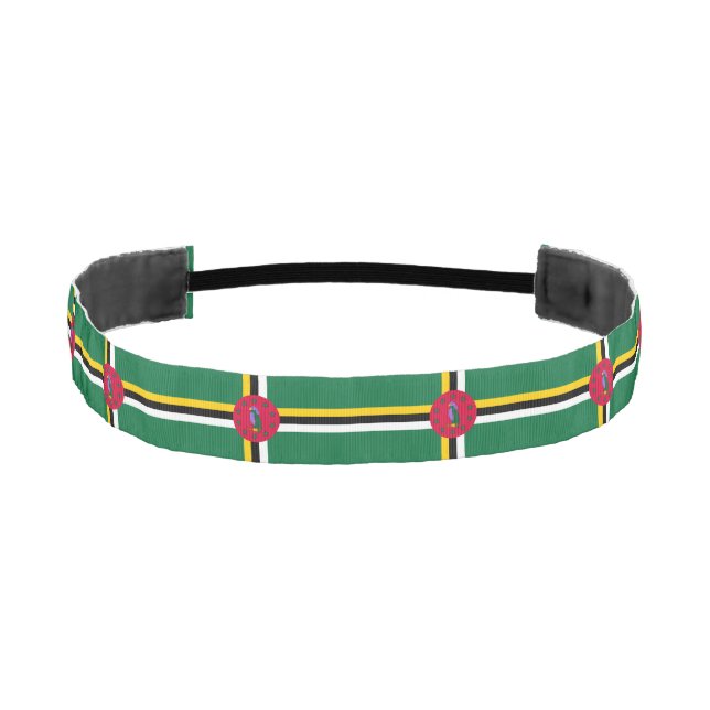 Cinta Para La Cabeza Bandera de Dominica (Anverso)
