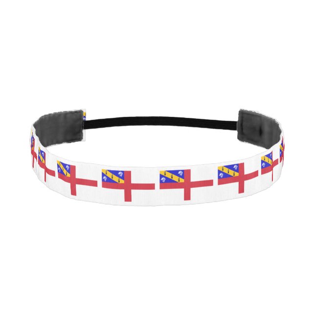 Cinta Para La Cabeza Bandera de Herm (Anverso)