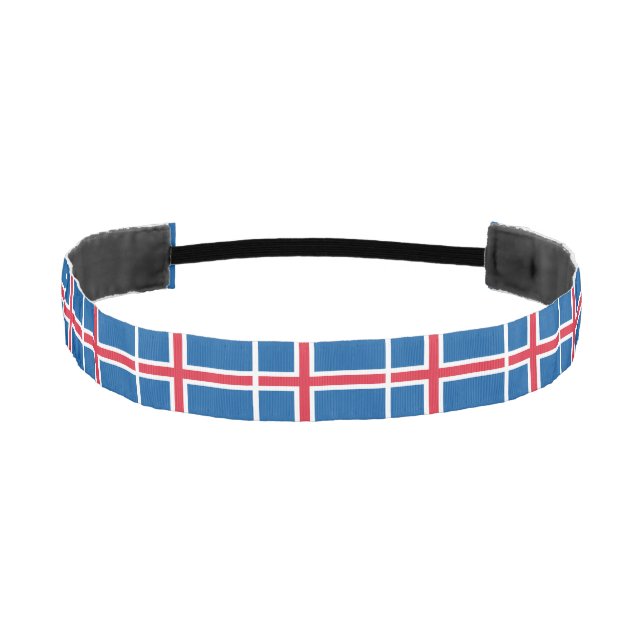 Cinta Para La Cabeza Bandera de Islandia (Anverso)