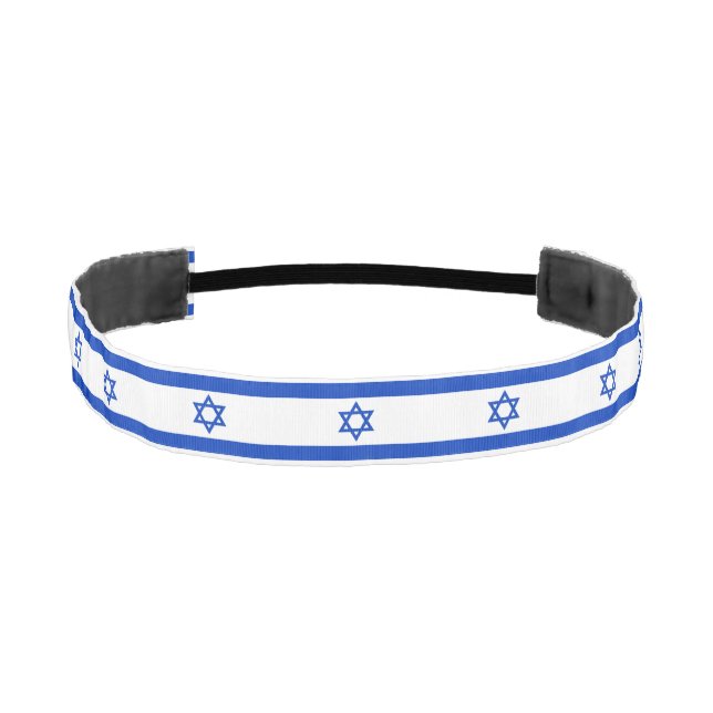 Cinta Para La Cabeza Bandera de Israel (Anverso)