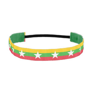 Cinta Para La Cabeza Bandera de Myanmar