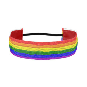Cinta Para La Cabeza Bandera de orgullo de SlipperyJoe's brillo líquido