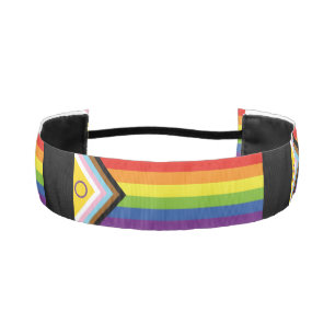 Cinta Para La Cabeza Bandera de orgullo intersexual de SlipperyJoe's fo