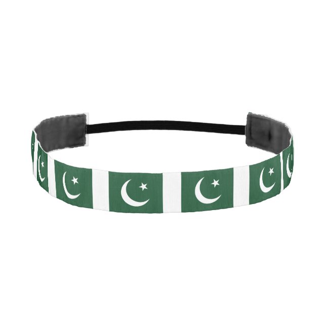 Cinta Para La Cabeza Bandera de Pakistán (Anverso)