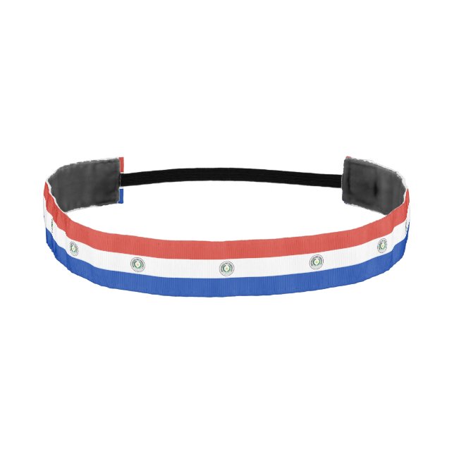 Cinta Para La Cabeza Bandera de Paraguay (Anverso)