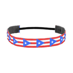 Cinta Para La Cabeza Bandera de Puerto Rico