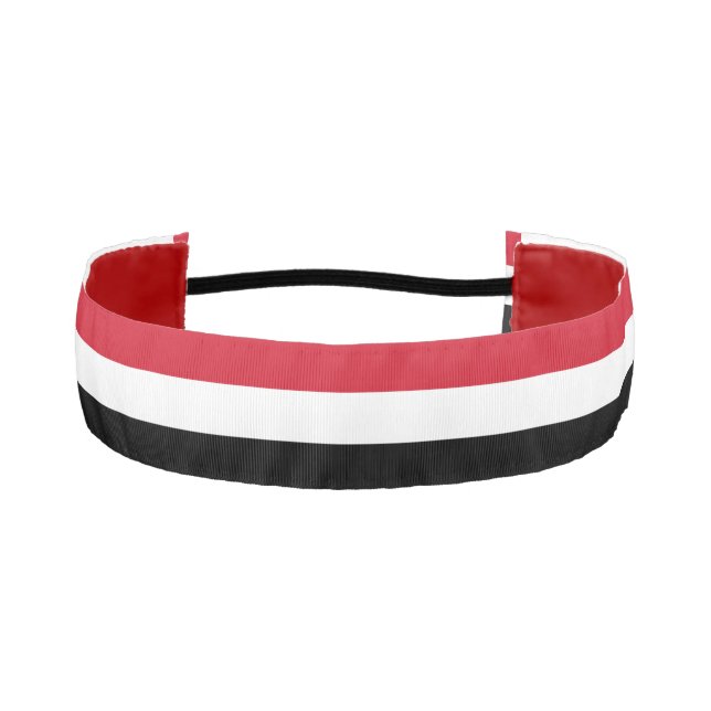 Cinta Para La Cabeza Bandera de Yemen (Anverso)