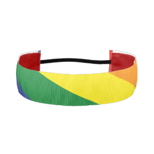 Cinta Para La Cabeza Bandera del arco iris del mes del orgullo Colorida