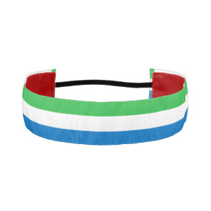 Cinta Para La Cabeza Bandera del Sierra Leone