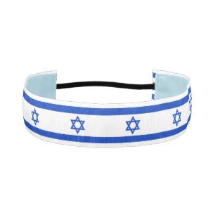 Cinta Para La Cabeza Bandera israelí moderna patriótica