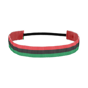 Cinta Para La Cabeza Bandera panafricana, feliz Kwanzaa