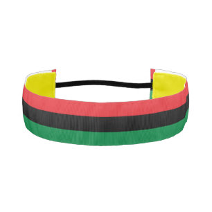 Cinta Para La Cabeza Bandera Panafricana y símbolo de la UNIA /Wide