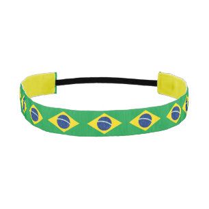 Cinta Para La Cabeza Bandera Patriótica de Brasil