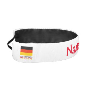 Cinta Para La Cabeza Bandera Personalizada de Alemania Herencia