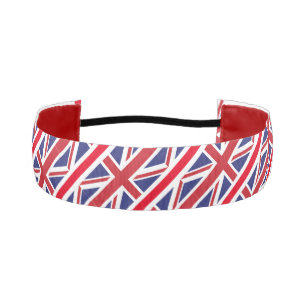 Cinta Para La Cabeza Bandera personalizada del Reino Unido
