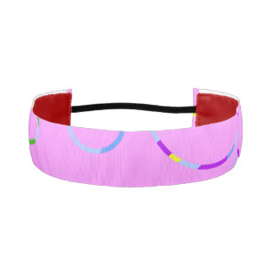 Cinta Para La Cabeza Big Arch Loops on Pink