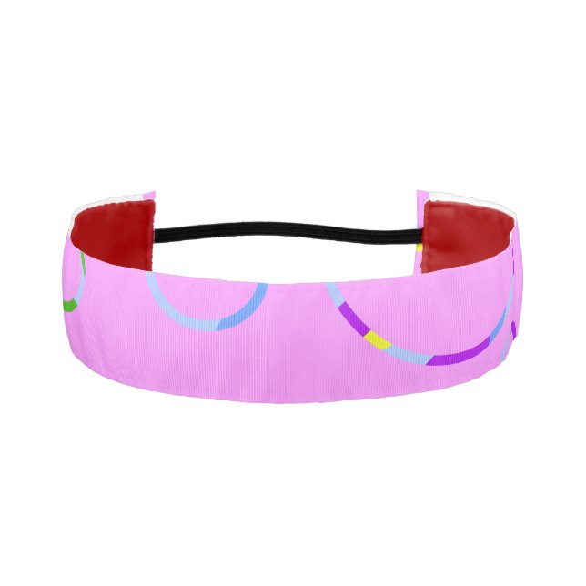 Cinta Para La Cabeza Big Arch Loops on Pink (Anverso)
