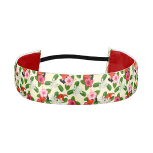 Cinta Para La Cabeza Birdorable Iiwis y flores