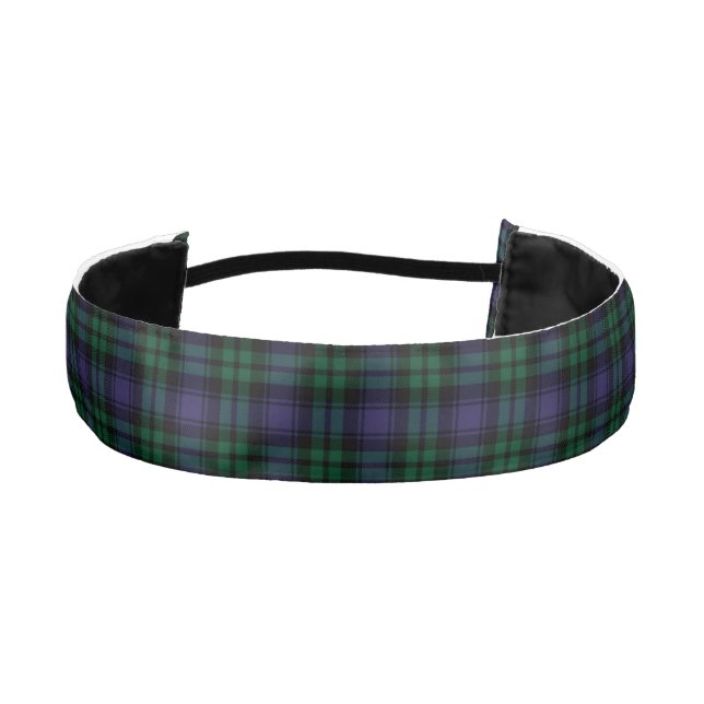 Cinta Para La Cabeza Black Watch Tartan, Plaid (Anverso)