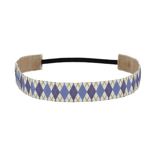 Cinta Para La Cabeza Blueberry Scone Argyle Headband (Anverso)