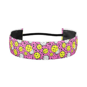 Cinta Para La Cabeza 💛 Bolas de picnic amarillas en rosa