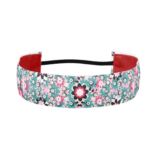 Cinta Para La Cabeza Cabecera floral no delgada - Elegante y cómodo (Anverso)