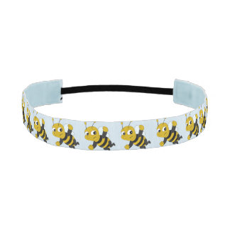 Cinta Para La Cabeza Cabeza atlética de Bee personalizado