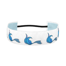 Cinta Para La Cabeza Cabeza de cola azul Mermaid