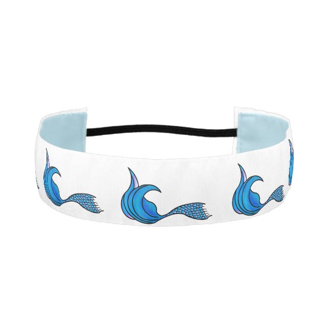 Cinta Para La Cabeza Cabeza de cola azul Mermaid (Anverso)