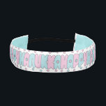 Cinta Para La Cabeza Cabeza Hanukkah Feliz rosa/azul<br><div class="desc">¡Las bandas de cabeza personalizadas de Hanukkah hacen grandes regalos de Hanukkah! Elija entre los materiales de satén doble o ganancia de manga, ya sea de 1" o 1 1/2" de ancho y un color para el interior de cada banda de cabeza. Estas maravillosas bandas de cabeza no deslizantes se...</div>