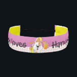 Cinta Para La Cabeza Cabeza Hanukkah Zeevie el perro/Lavender/Amarillo<br><div class="desc">¡Las bandas de cabeza personalizadas de Hanukkah hacen grandes regalos de Hanukkah! Elija entre los materiales de satén doble o ganancia de manga, ya sea de 1" o 1 1/2" de ancho y un color para el interior de cada banda de cabeza. Estas maravillosas bandas de cabeza no deslizantes se...</div>