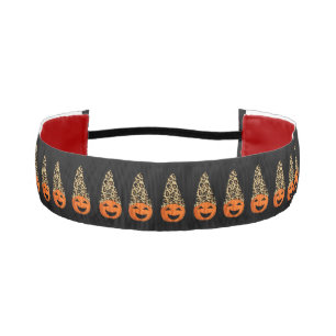 Cinta Para La Cabeza Calabazas de Gorra Cute Leopardo